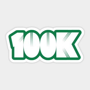 100K Race | Ultra Runner Gift | Ultrarunner gift Sticker